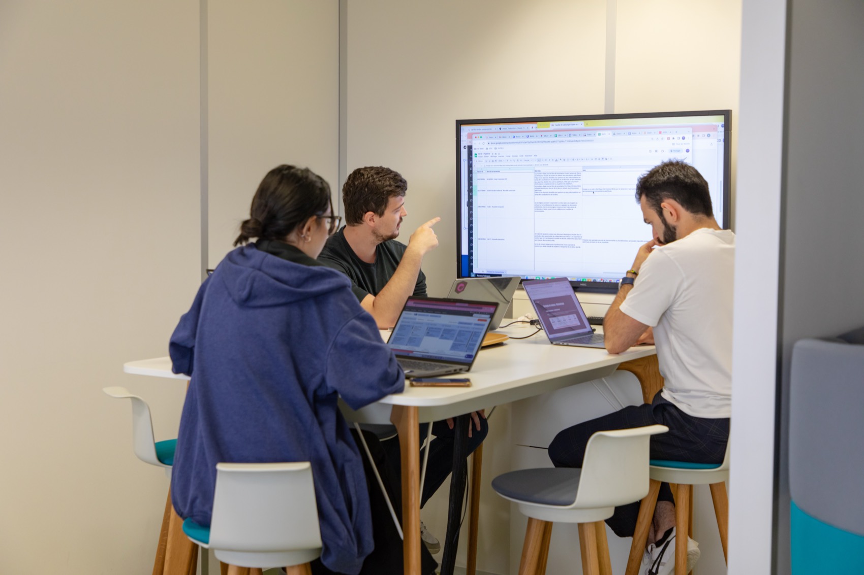 Coworking session between Adservians